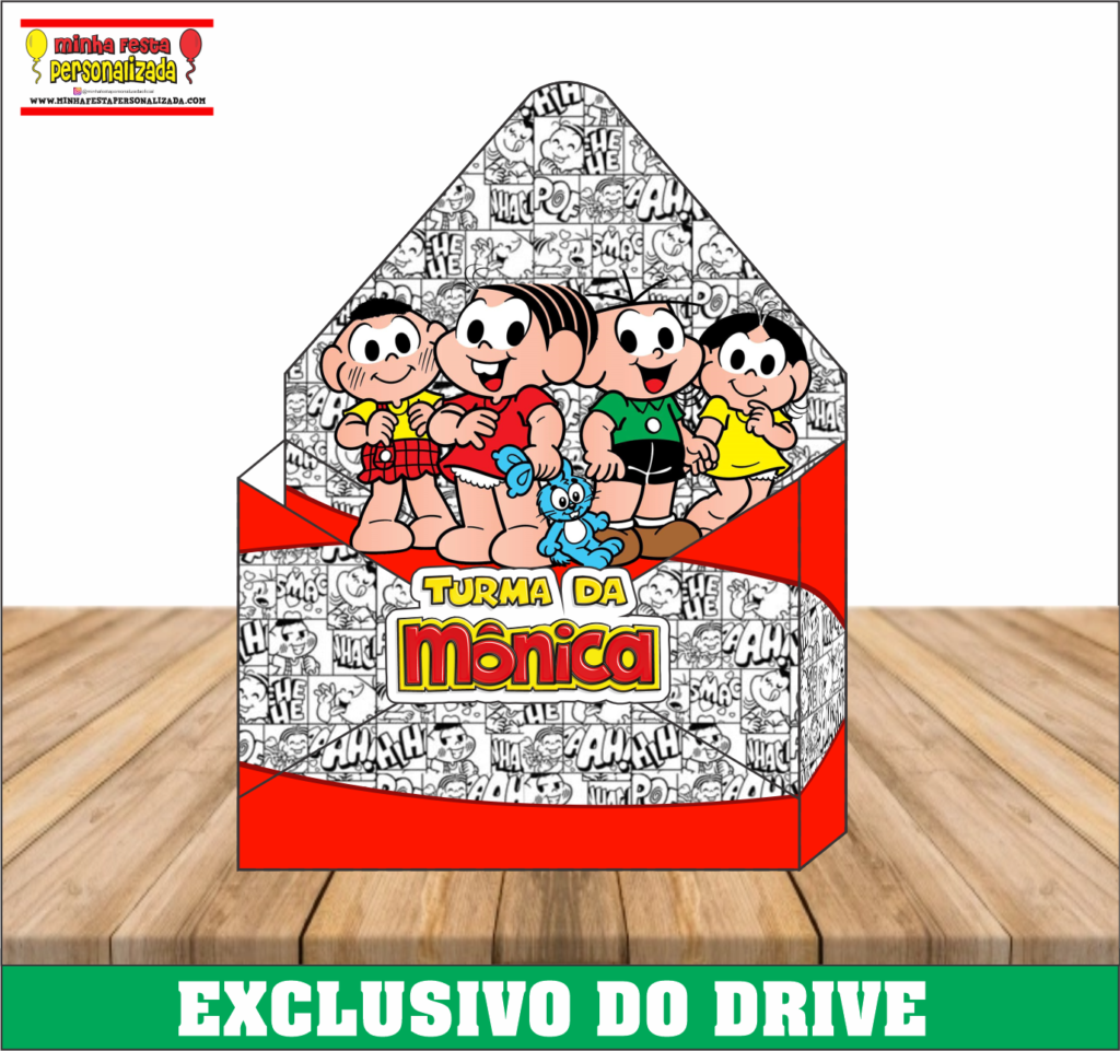TURMA DA MONICA 1024x961 - Caixa Envelope Personalizadas &ndash; Dispon&iacute;vel Apenas no Nosso Drive!