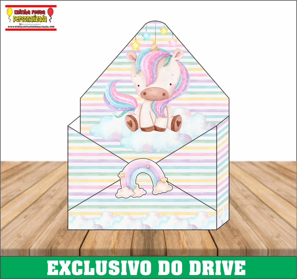 UNICORNIO 1024x961 - Caixa Envelope Personalizadas &ndash; Dispon&iacute;vel Apenas no Nosso Drive!