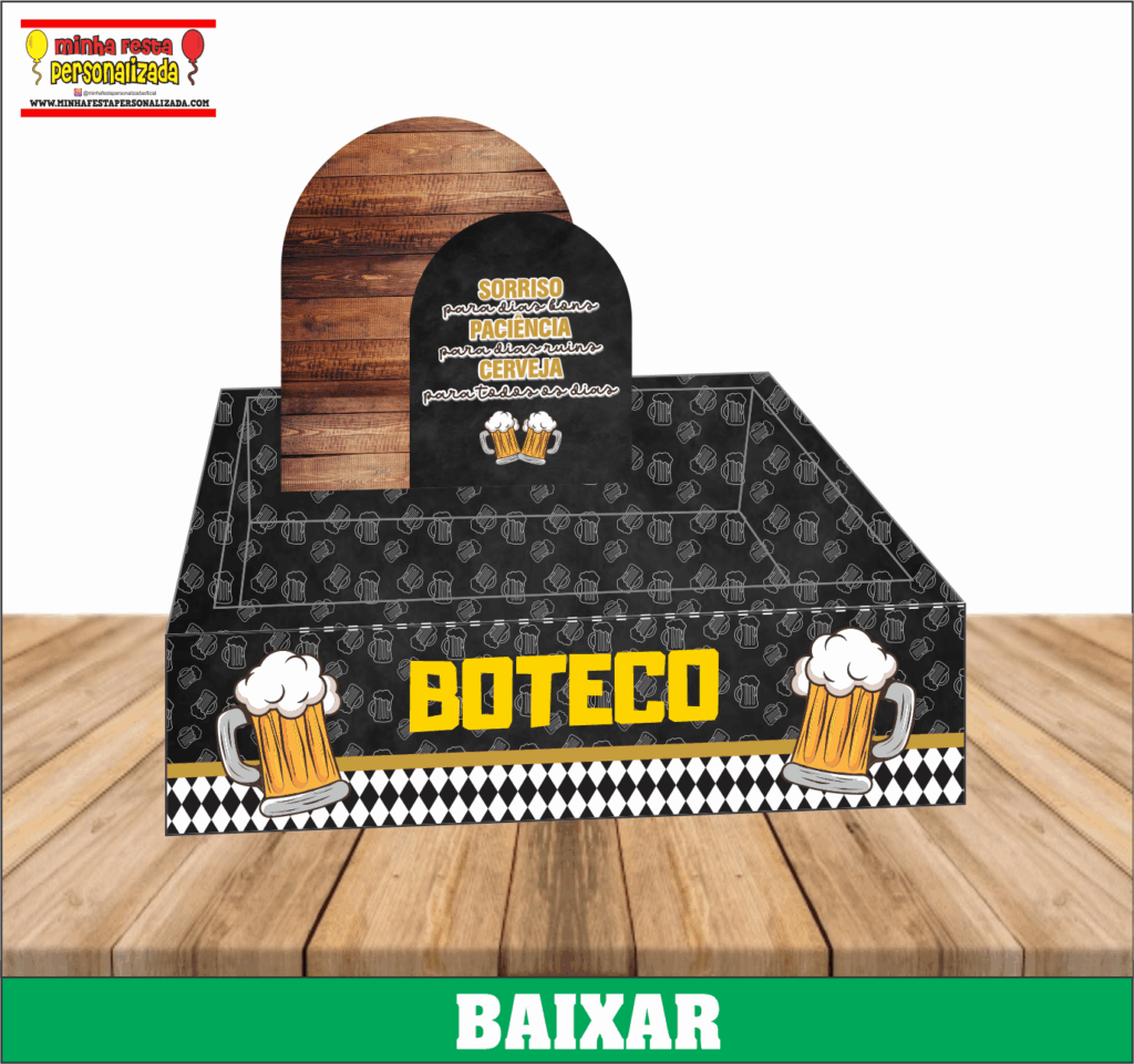 CAIXA CESTA BOTECO 1024x961 - Caixa Cesta Boteco Para Imprimir Gratuito