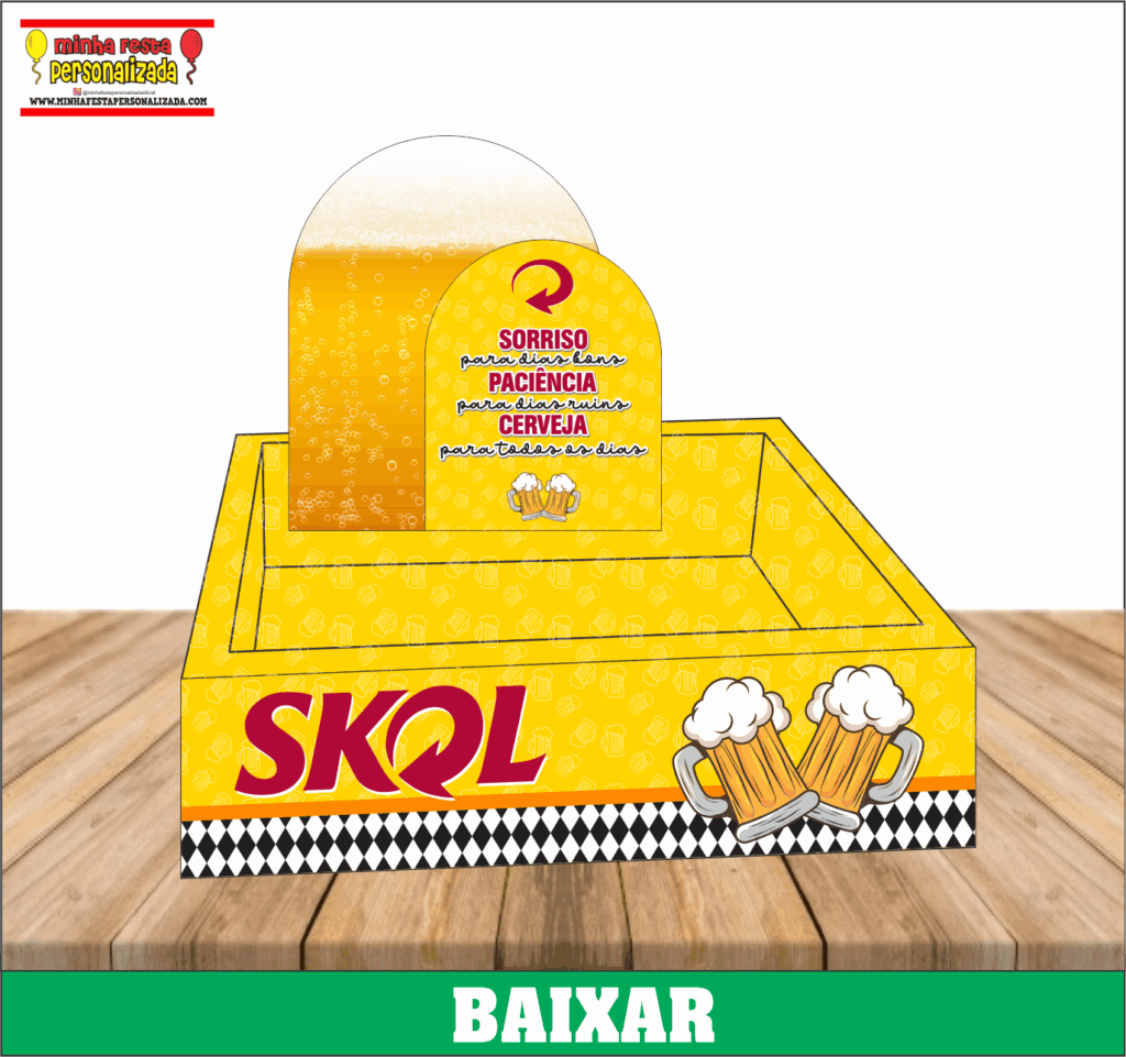 CAIXA CESTA SKOL 1024x961 - Caixa Cesta Boteco Para Imprimir Gratuito