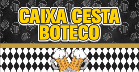Caixa Cesta Boteco Para Imprimir Gratuito
