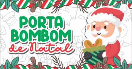 Porta Bombom de Natal Para Imprimir Grátis