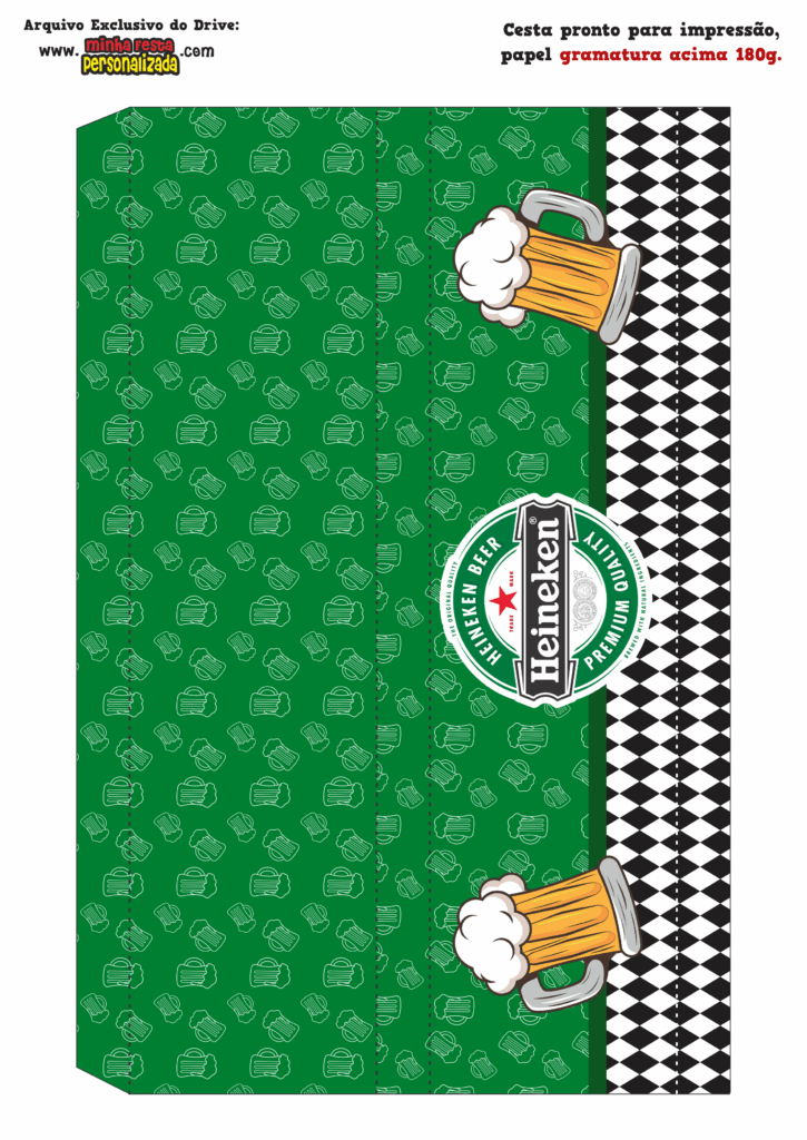 LATERAL GRANDE 01 3 725x1024 - Caixa Cesta Boteco Heineken Modelo Gratuito
