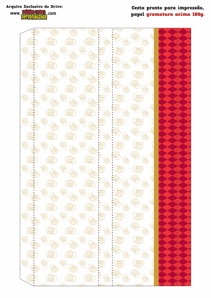 LATERAL GRANDE 02 1 725x1024 - Caixa Cesta Boteco Brahma Modelo Gratuito