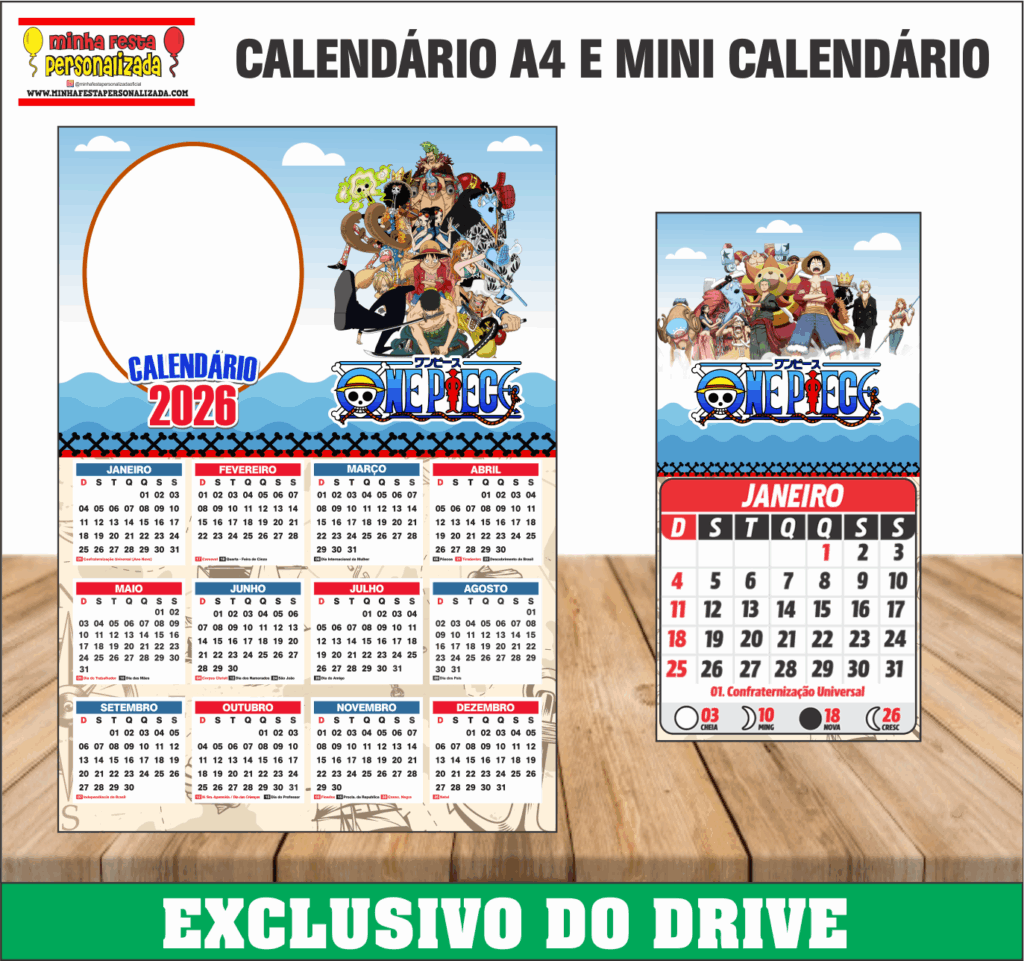 ONE PIECE 1024x961 - Calend&aacute;rios 2026 Personalizados &ndash; Dispon&iacute;vel Apenas no Nosso Drive!
