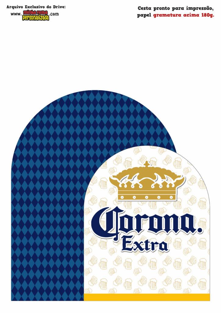PAINEL 01 2 725x1024 - Caixa Cesta Boteco Corona Modelo Gratuito