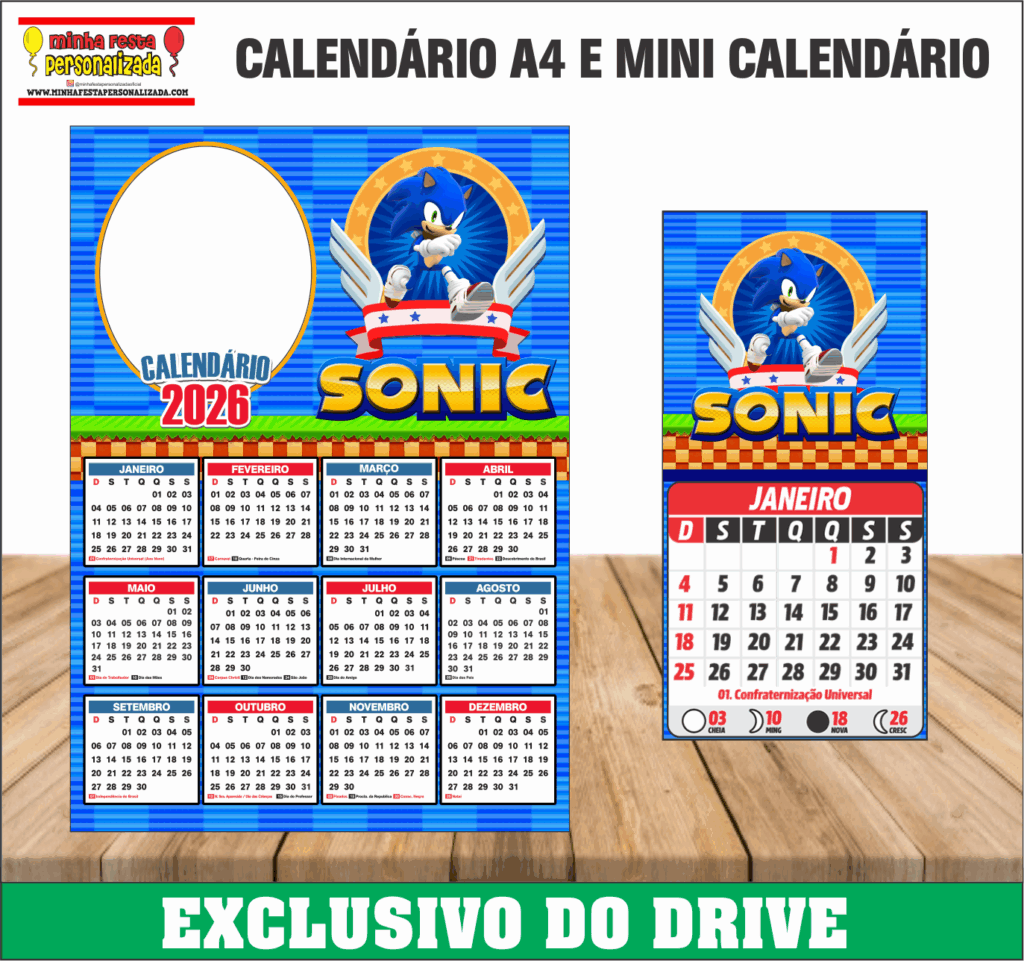 SONIC 1024x961 - Calend&aacute;rios 2026 Personalizados &ndash; Dispon&iacute;vel Apenas no Nosso Drive!