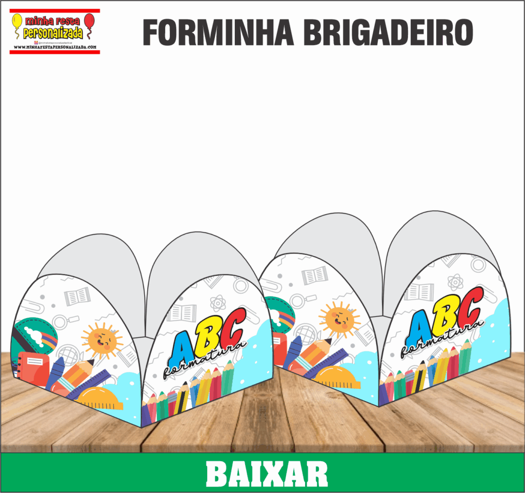 FORMINHA BRIGADEIRO 1024x961 - Arquivos Formatura ABC Para Imprimir Gr&aacute;tis