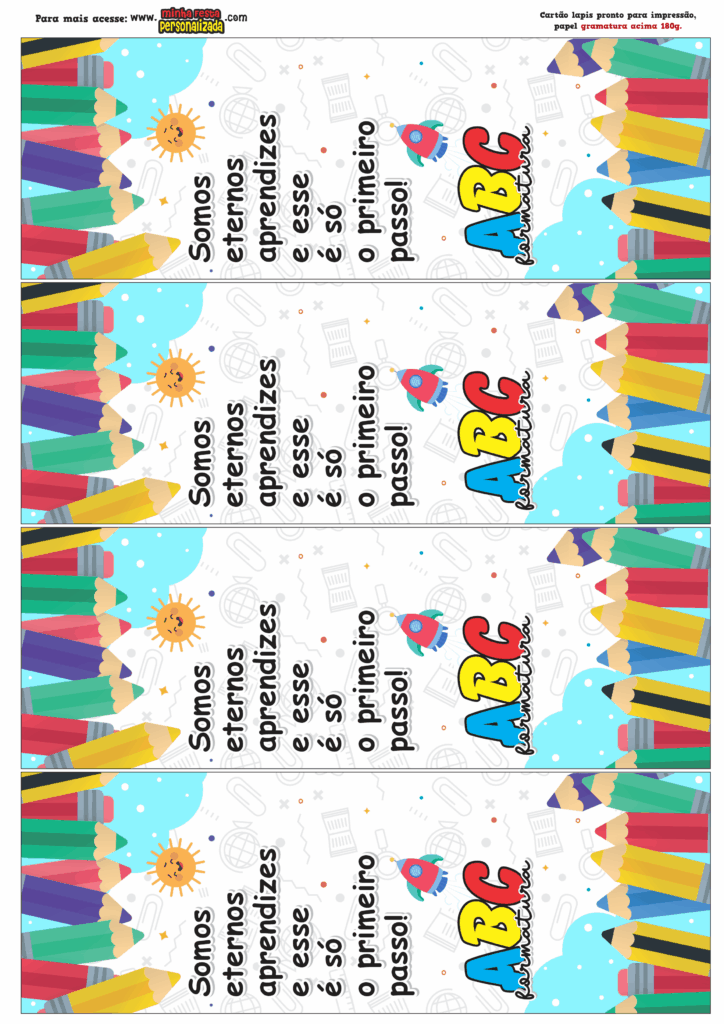 MODELO 01 1 724x1024 - Cart&atilde;o Lapis Arquivos Formatura ABC