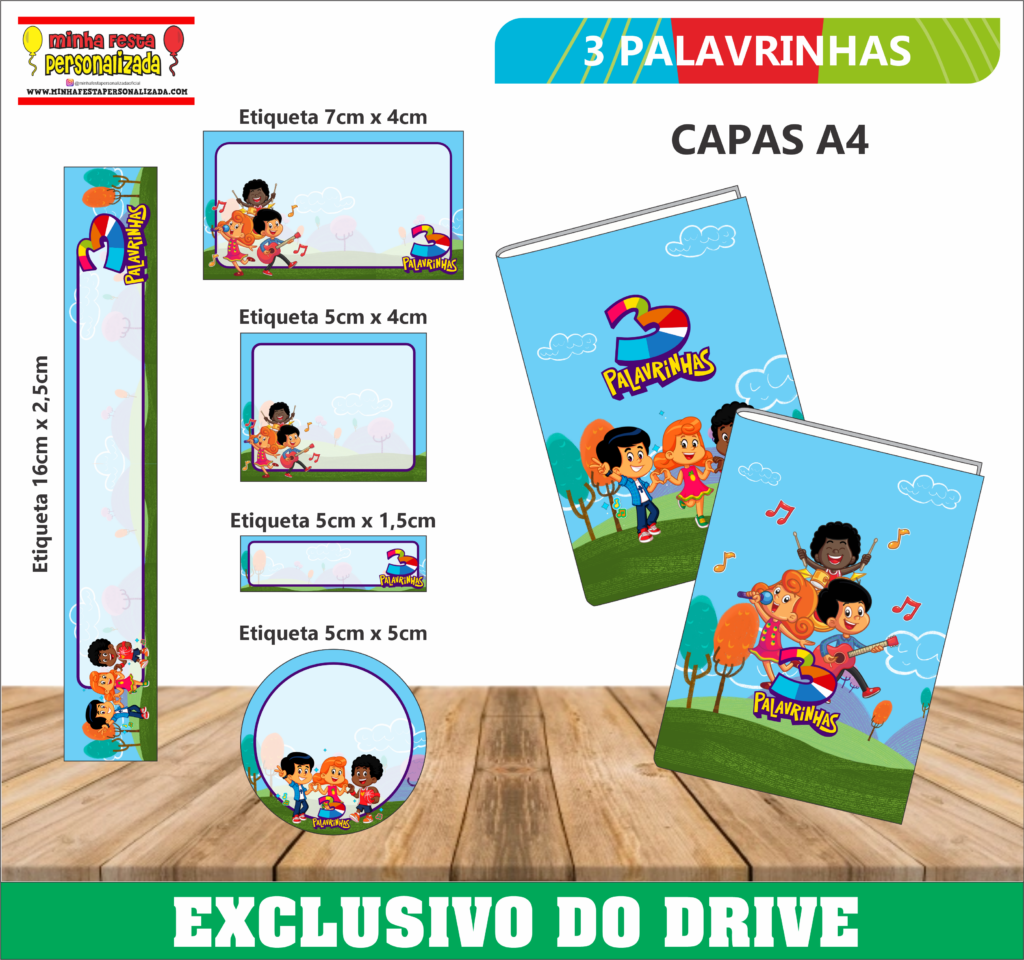 3 PALAVRINHAS 1024x960 - Etiquetas Escolares 01 &ndash; Dispon&iacute;vel Apenas no Nosso Drive!