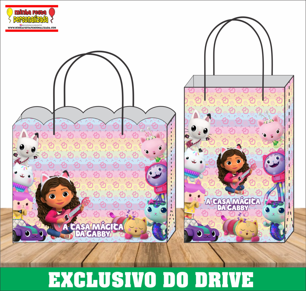 A CASA MAGICA DA GABBY 1 1024x973 - Sacolinhas Personalizadas 01 &ndash; Dispon&iacute;vel Apenas no Nosso Drive!