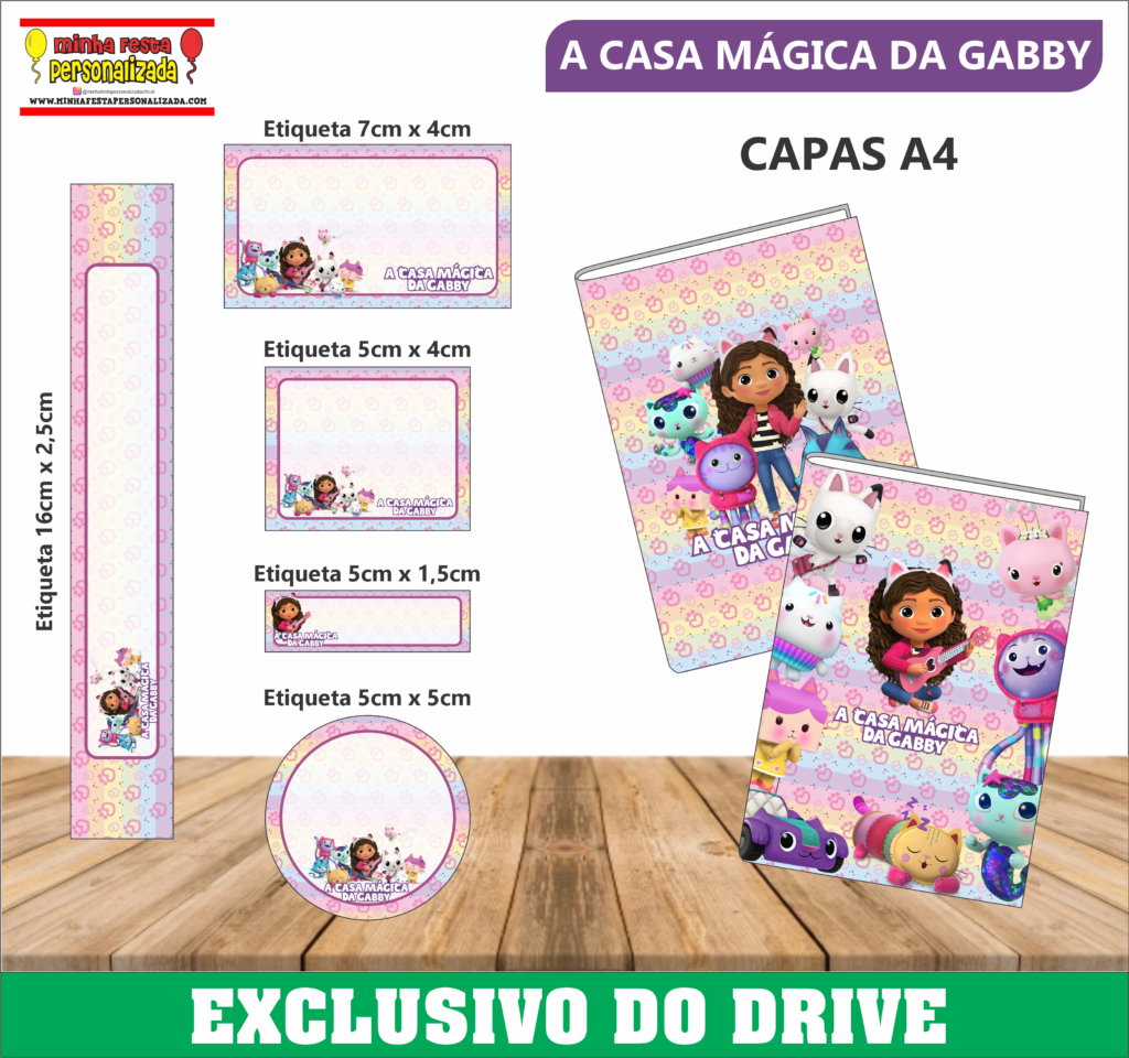 A CASA MAGICA DA GABBY 1024x960 - Etiquetas Escolares 01 &ndash; Dispon&iacute;vel Apenas no Nosso Drive!