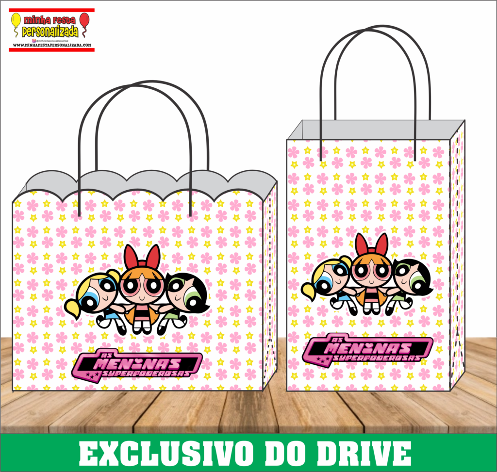 AS MENINAS SUPER PODEROSAS 1 1024x973 - Sacolinhas Personalizadas 01 &ndash; Dispon&iacute;vel Apenas no Nosso Drive!