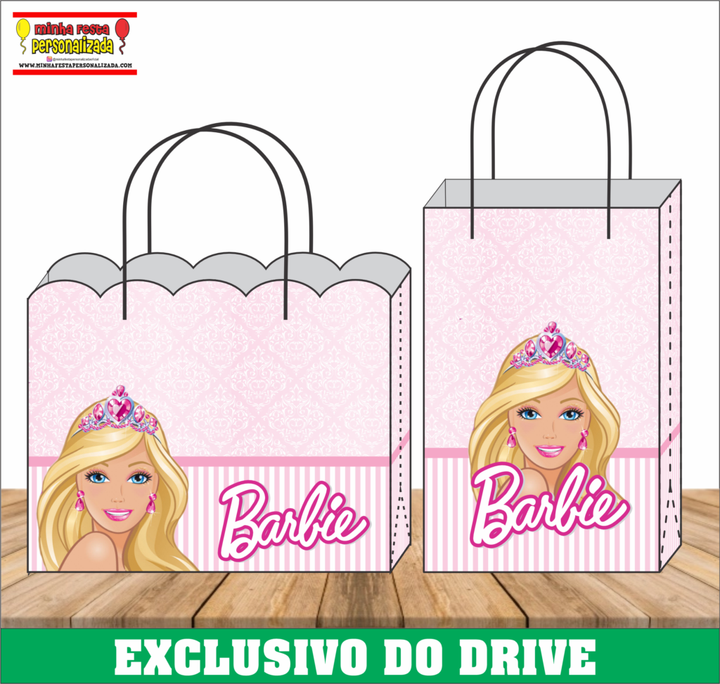 BARBIE 1 1024x973 - Sacolinhas Personalizadas 01 &ndash; Dispon&iacute;vel Apenas no Nosso Drive!