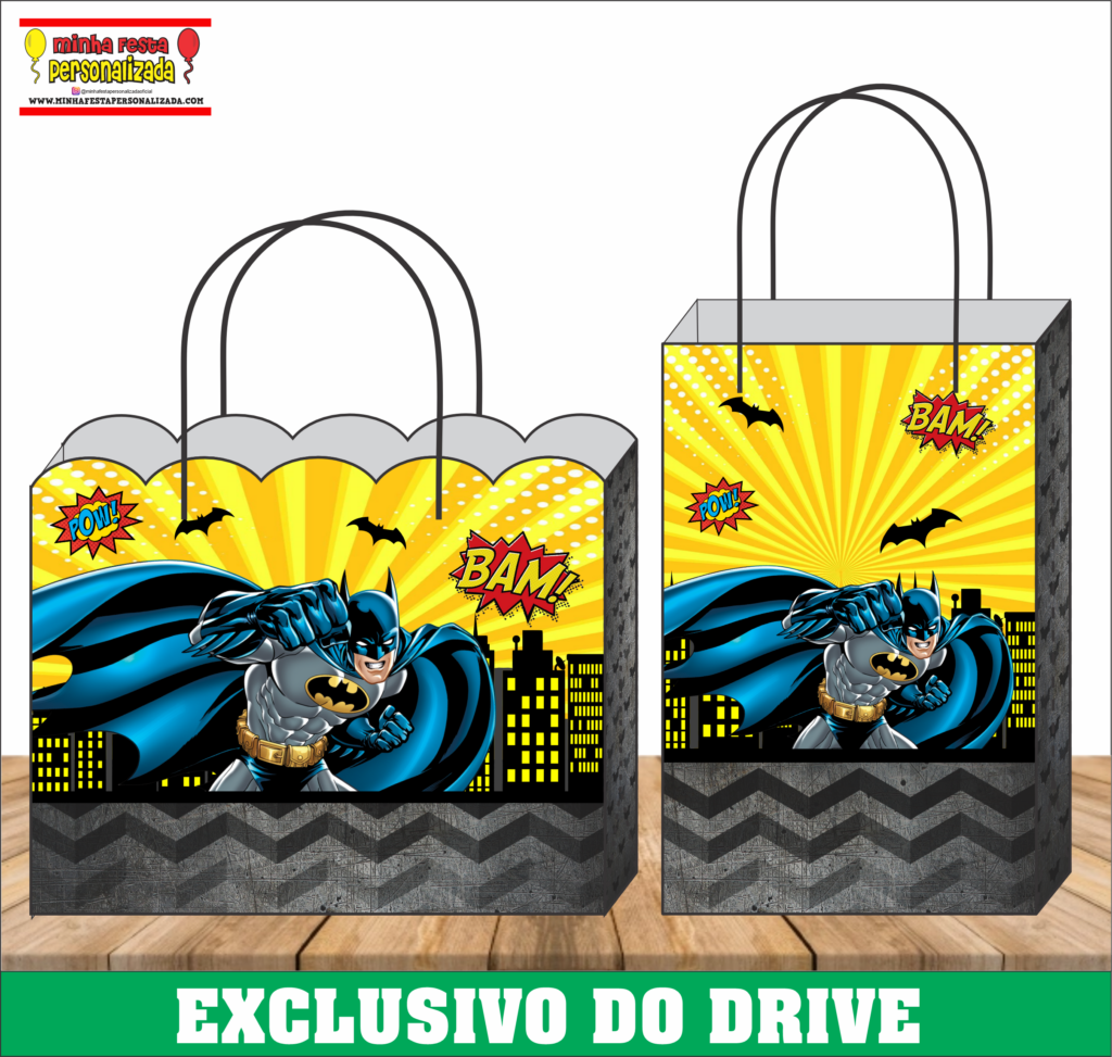 BATMAN 1 1024x973 - Sacolinhas Personalizadas 01 &ndash; Dispon&iacute;vel Apenas no Nosso Drive!
