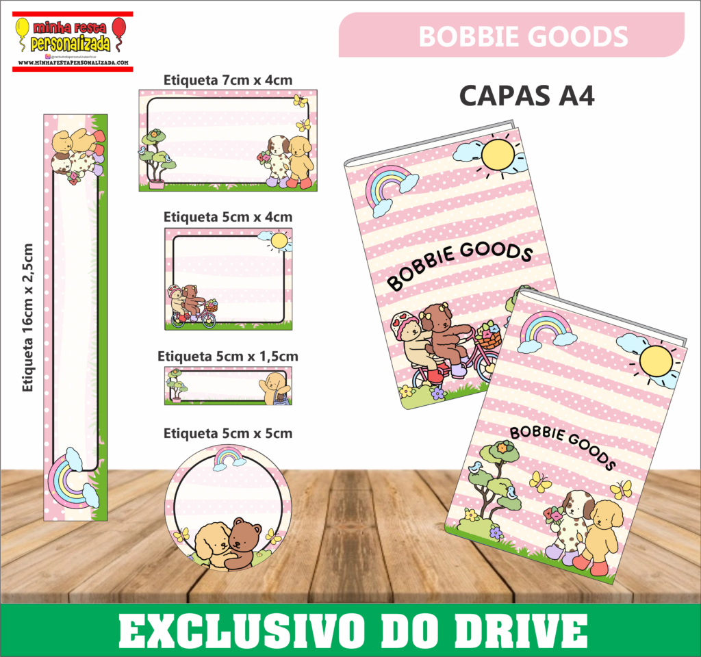 BOBBIE GOODS MENINA 1024x960 - Etiquetas Escolares 01 &ndash; Dispon&iacute;vel Apenas no Nosso Drive!
