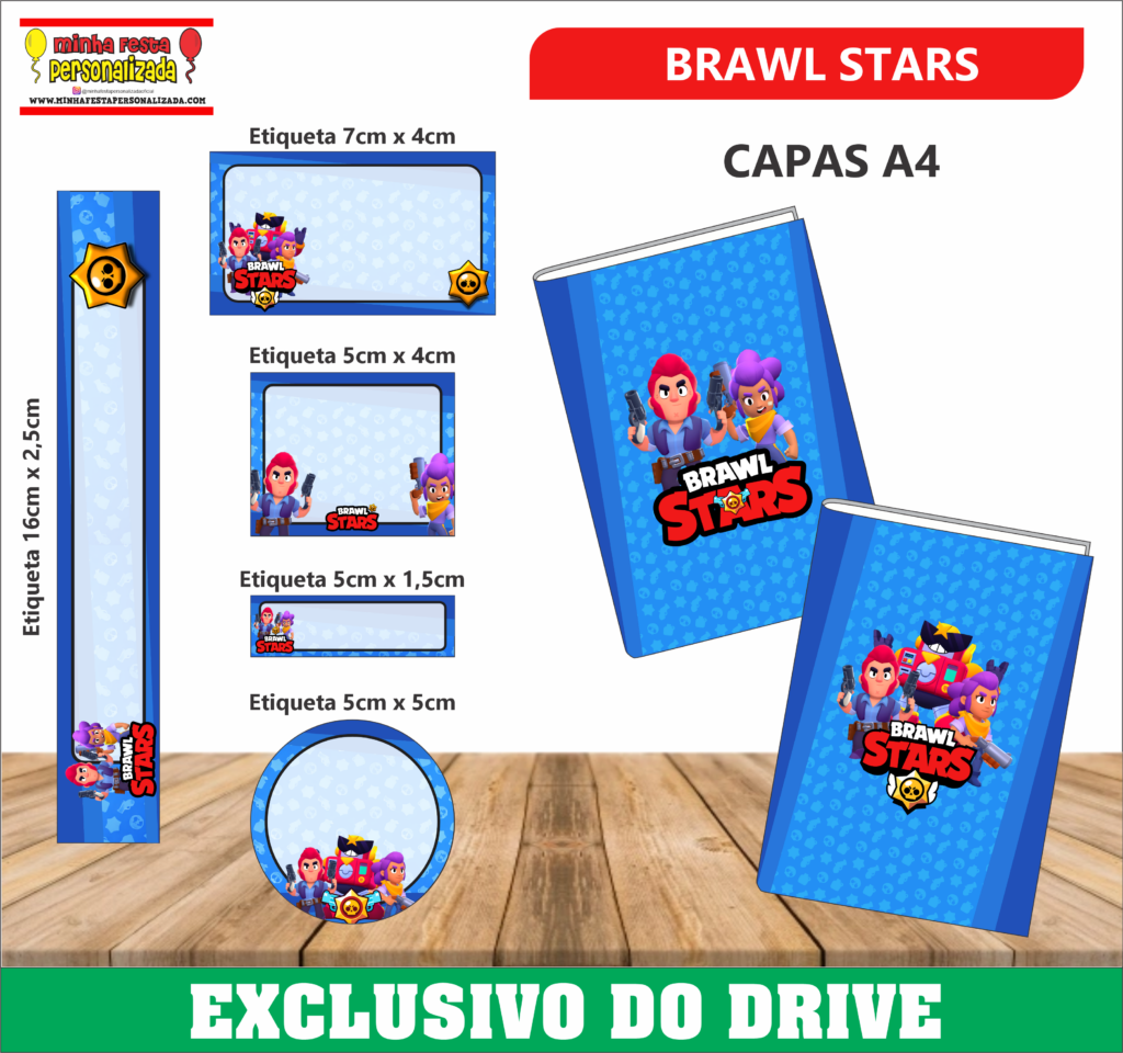 BRAWL STARS 1024x960 - Etiquetas Escolares 01 &ndash; Dispon&iacute;vel Apenas no Nosso Drive!