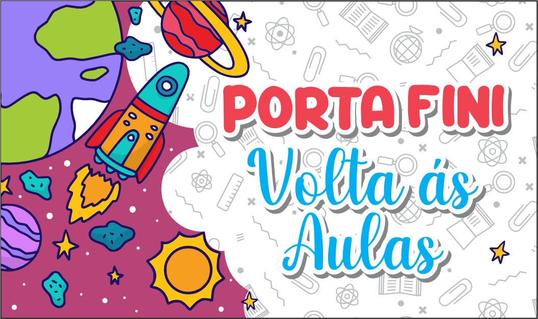 CAPA PORTA FINI VOLTA AS AULAS - Porta Fini Volta às Aulas Para Imprimir Grátis
