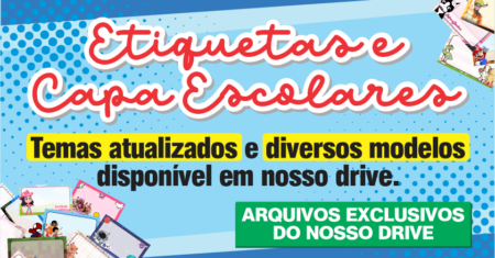 Etiquetas Escolares 01 – Disponível Apenas no Nosso Drive!