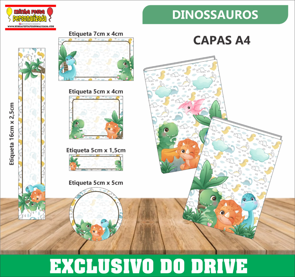 Etiquetas Escolares 01 – Disponível Apenas no Nosso Drive! DINOSSAUROS 1024x960 - Etiquetas Escolares 01 – Disponível Apenas no Nosso Drive!