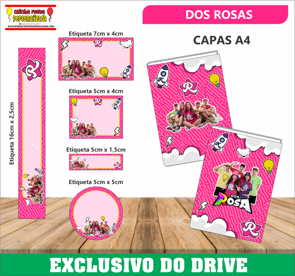 DOS ROSAS 1024x960 - Etiquetas Escolares 01 &ndash; Dispon&iacute;vel Apenas no Nosso Drive!