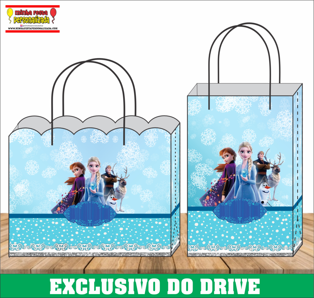 FROZEN 1 1024x973 - Sacolinhas Personalizadas 01 &ndash; Dispon&iacute;vel Apenas no Nosso Drive!