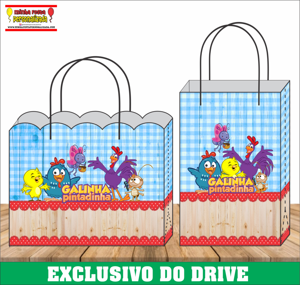 GALINHA PINTADINHA 1 1024x973 - Sacolinhas Personalizadas 01 &ndash; Dispon&iacute;vel Apenas no Nosso Drive!