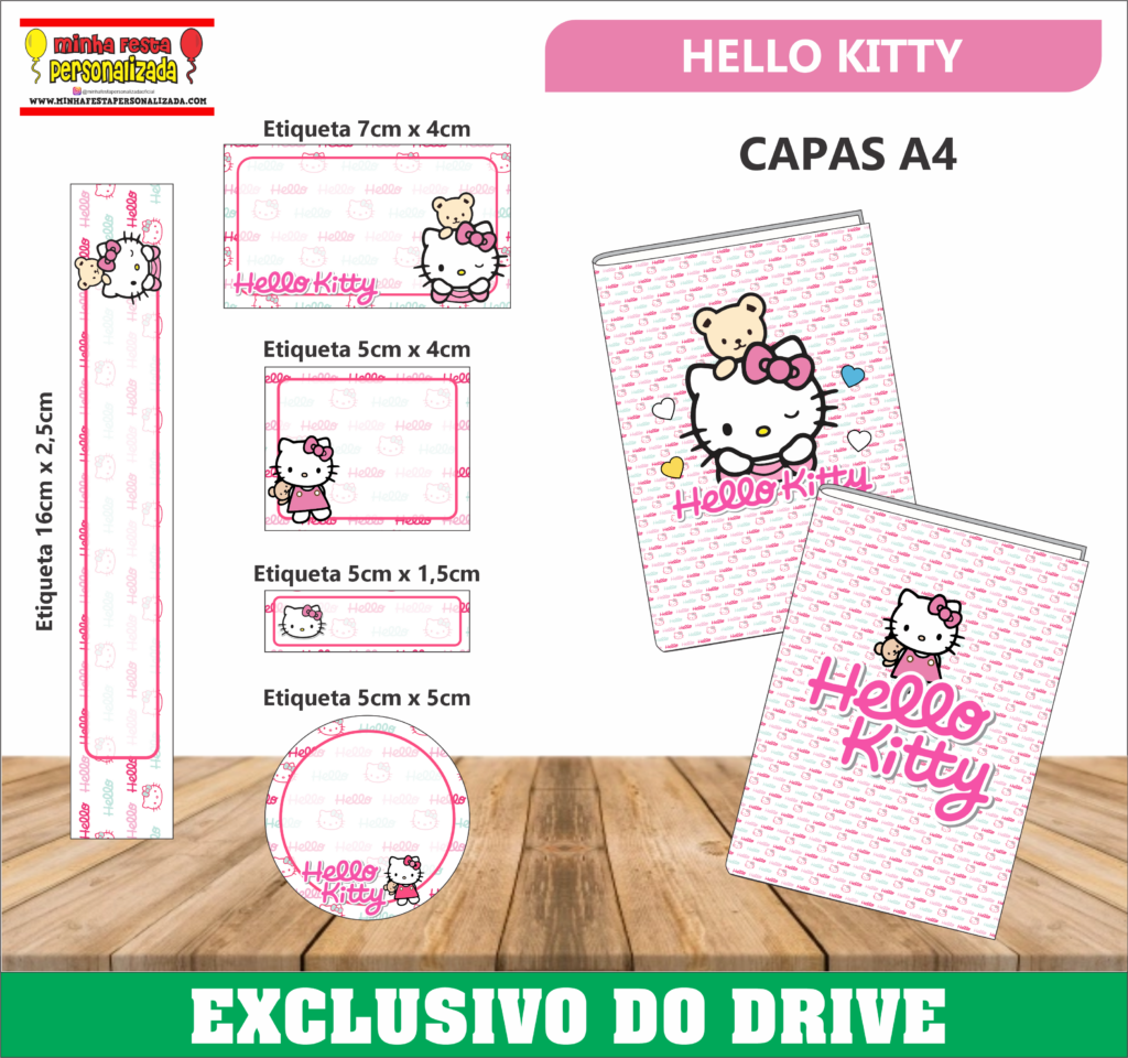 HELLO KITTY 1024x960 - Etiquetas Escolares 01 &ndash; Dispon&iacute;vel Apenas no Nosso Drive!