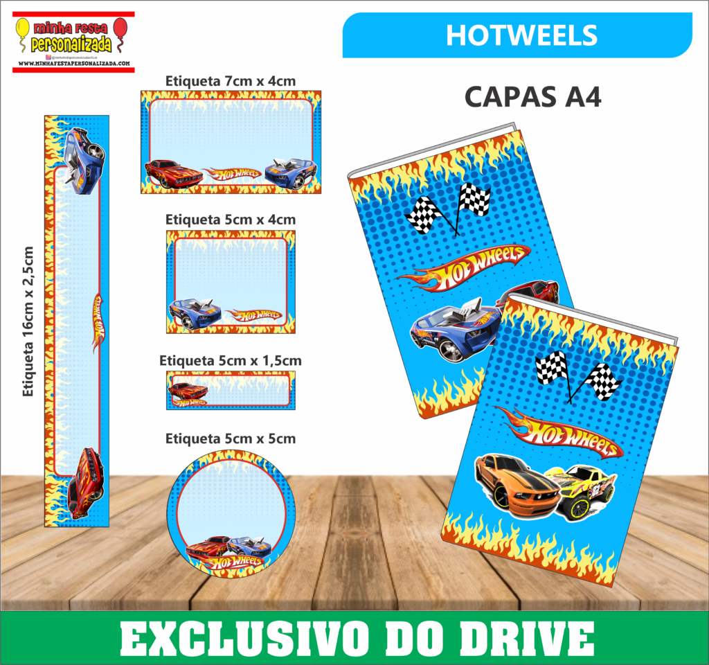 HOTWHEELS 1024x960 - Etiquetas Escolares 01 &ndash; Dispon&iacute;vel Apenas no Nosso Drive!