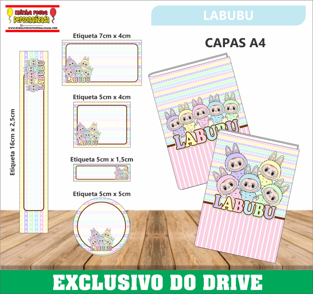 LABUBU 1024x960 - Etiquetas Escolares 01 &ndash; Dispon&iacute;vel Apenas no Nosso Drive!