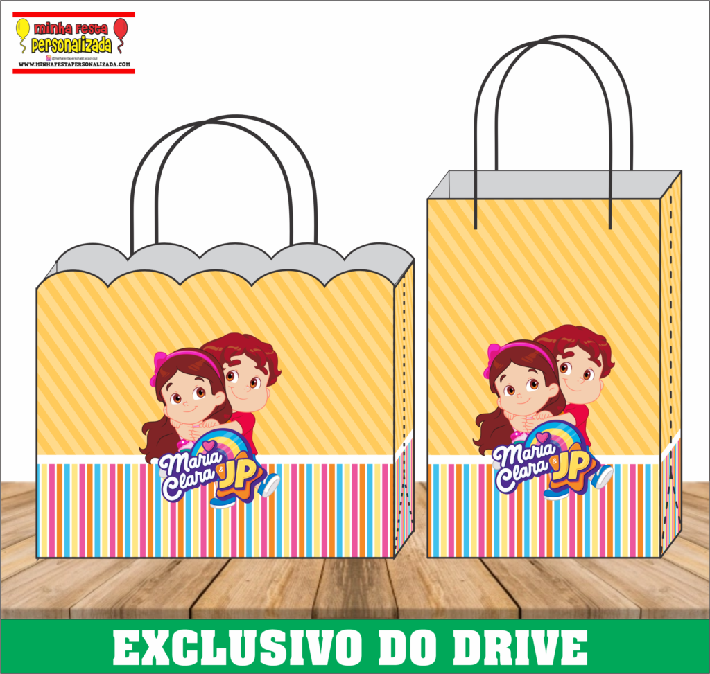 MARIA CLARA E JP 1 1024x973 - Sacolinhas Personalizadas 01 &ndash; Dispon&iacute;vel Apenas no Nosso Drive!