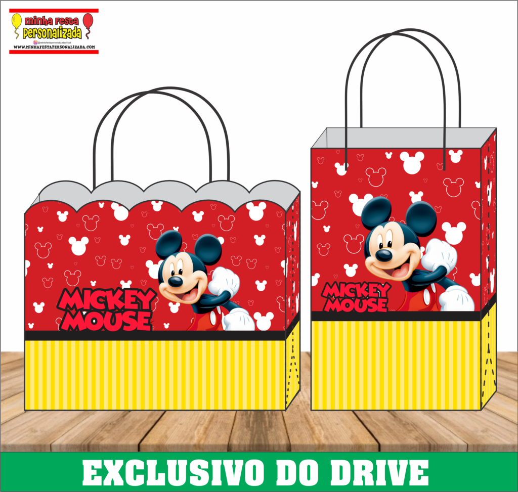 MICKEY 1024x973 - Sacolinhas Personalizadas 01 &ndash; Dispon&iacute;vel Apenas no Nosso Drive!