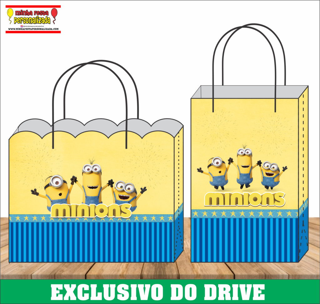MINIONS 1024x973 - Sacolinhas Personalizadas 01 &ndash; Dispon&iacute;vel Apenas no Nosso Drive!