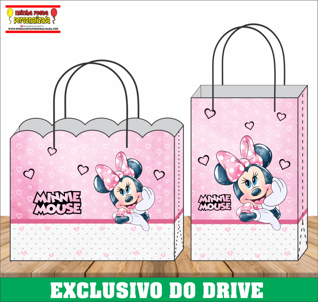 MINNIE 2 1024x973 - Sacolinhas Personalizadas 01 &ndash; Dispon&iacute;vel Apenas no Nosso Drive!