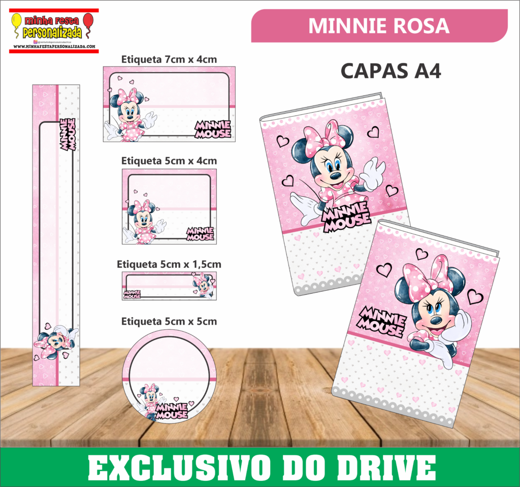 Etiquetas Escolares 01 – Disponível Apenas no Nosso Drive! MINNIE ROSA 1024x960 - Etiquetas Escolares 01 – Disponível Apenas no Nosso Drive!