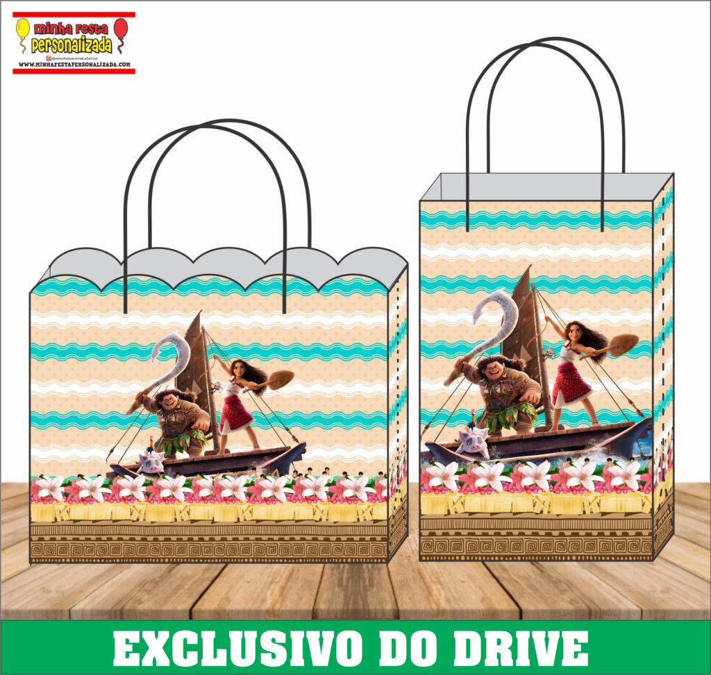 MOANA 1 1024x973 - Sacolinhas Personalizadas 01 &ndash; Dispon&iacute;vel Apenas no Nosso Drive!