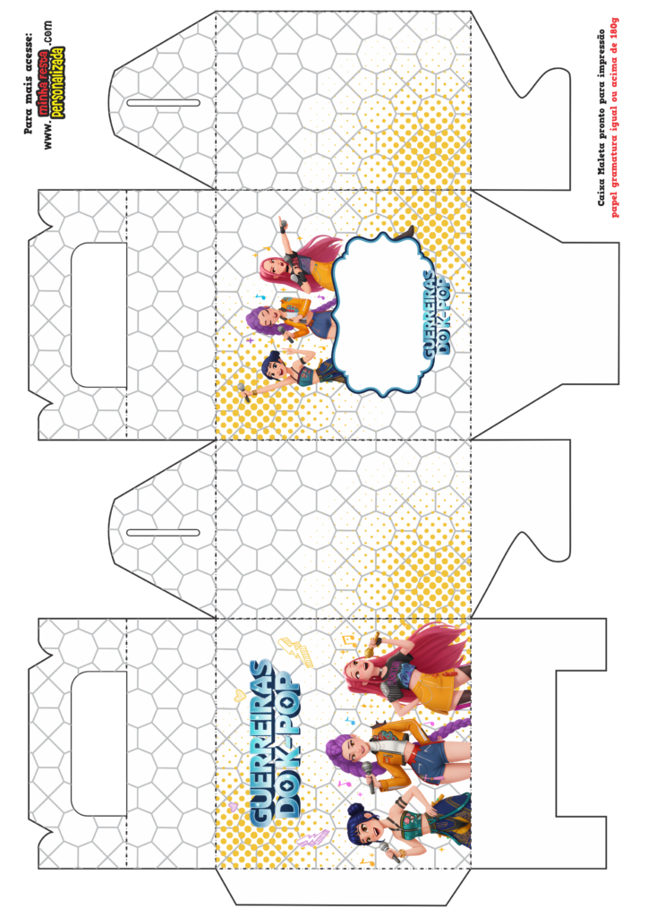 MODELO 01 26 724x1024 - Caixa Maleta Personalizada Guerreiras do Kpop