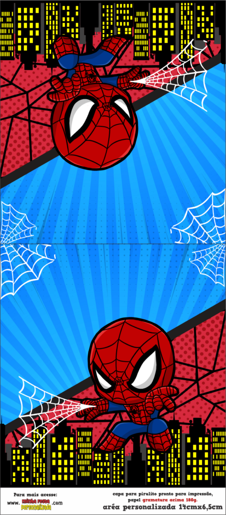 MODELO 02 12 451x1024 - Capa de pirulito Homem Aranha Para Imprimir