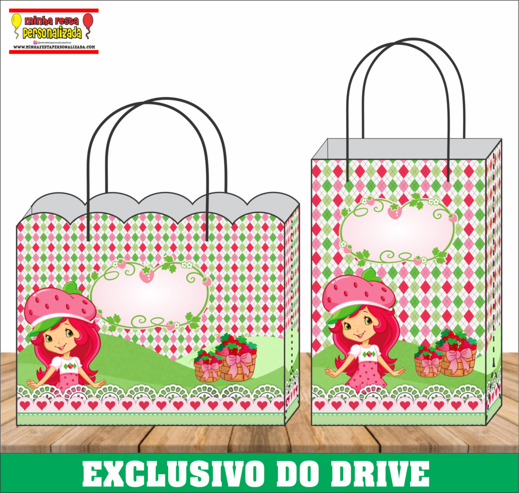 MORANGUINHO 1024x973 - Sacolinhas Personalizadas 01 &ndash; Dispon&iacute;vel Apenas no Nosso Drive!