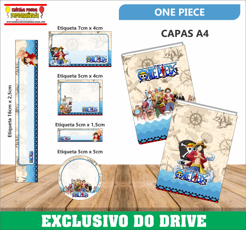 ONE PIECE 1024x960 - Etiquetas Escolares 01 &ndash; Dispon&iacute;vel Apenas no Nosso Drive!