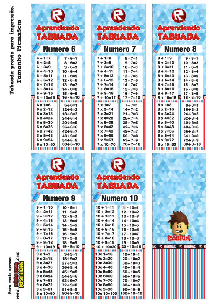 PARTE 02 17 724x1024 - Chaveiro Tabuada Roblox
