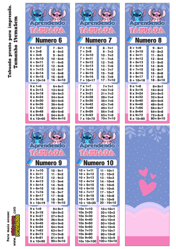 PARTE 02 19 724x1024 - Chaveiro Tabuada Stitch e Angel