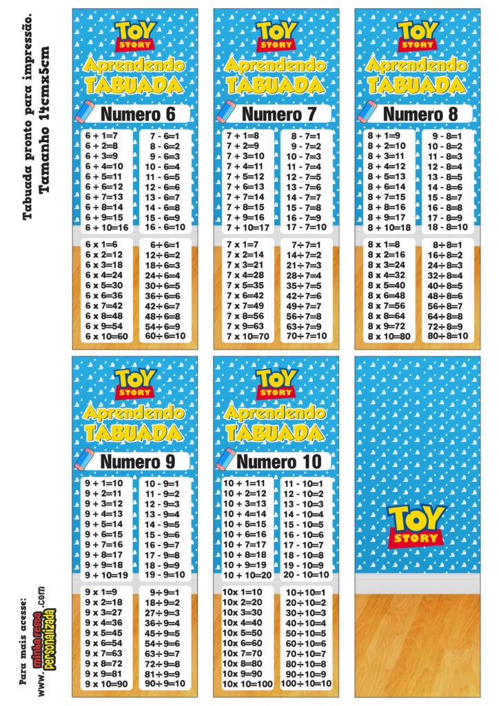 PARTE 02 20 724x1024 - Chaveiro Tabuada Toy Story