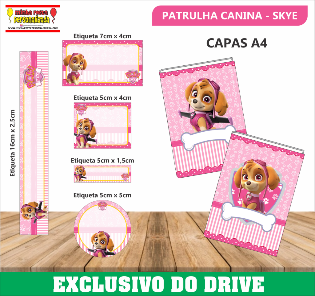 Etiquetas Escolares 01 – Disponível Apenas no Nosso Drive! PATRULHA CANINA SKYE 1024x960 - Etiquetas Escolares 01 – Disponível Apenas no Nosso Drive!
