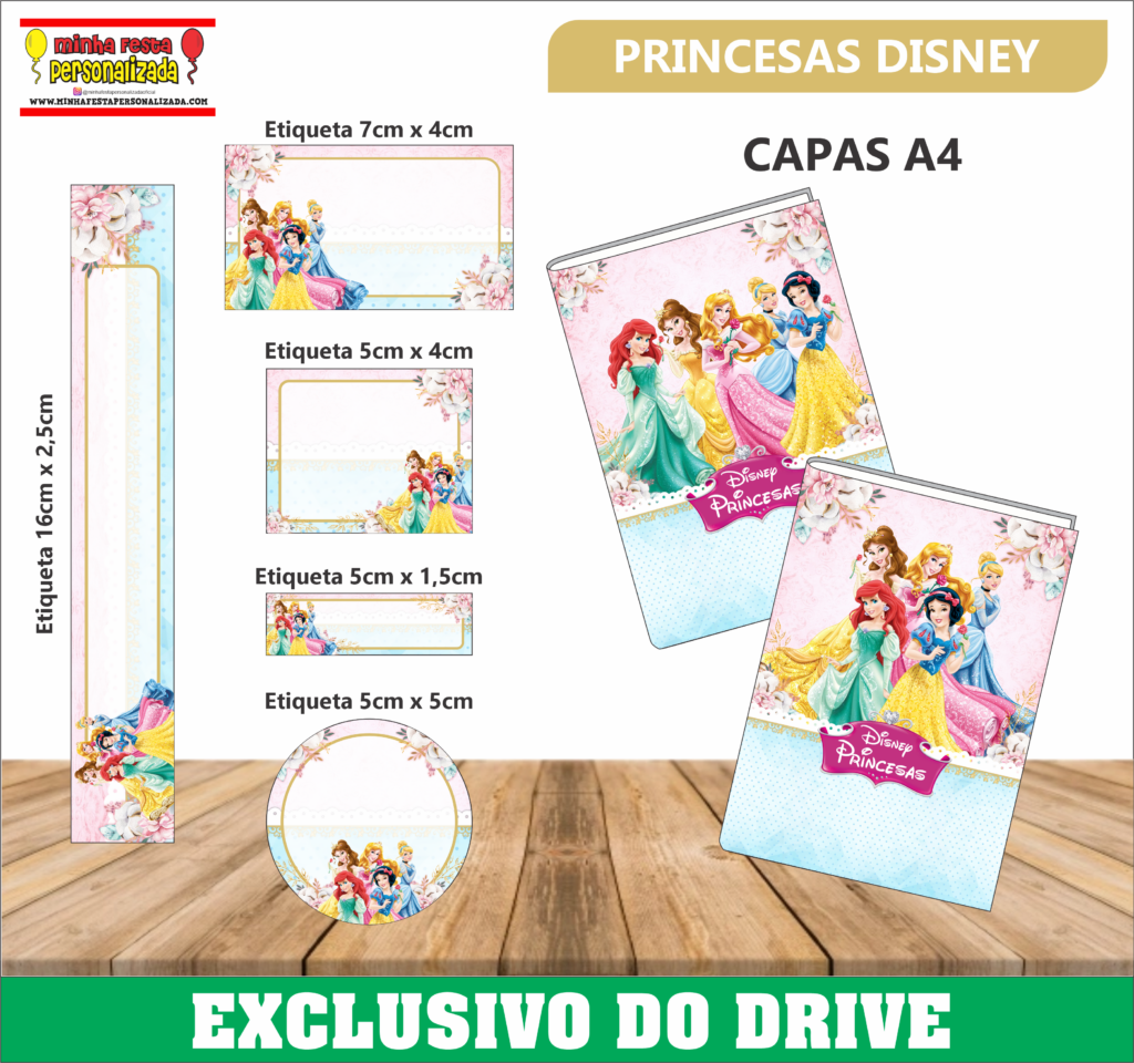 Etiquetas Escolares 01 – Disponível Apenas no Nosso Drive! PRINCESAS DISNEY 1 1024x960 - Etiquetas Escolares 01 – Disponível Apenas no Nosso Drive!