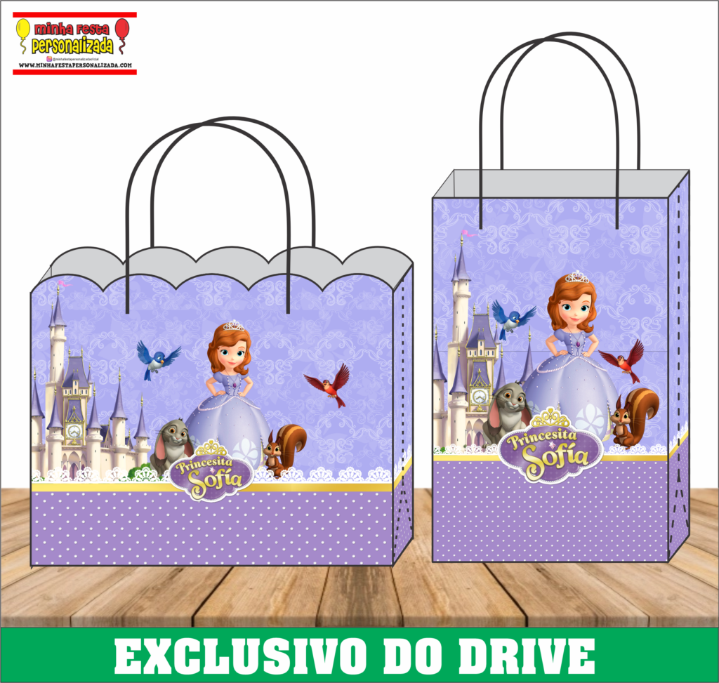 PRINCESINHA SOFIA 1024x973 - Sacolinhas Personalizadas 01 &ndash; Dispon&iacute;vel Apenas no Nosso Drive!