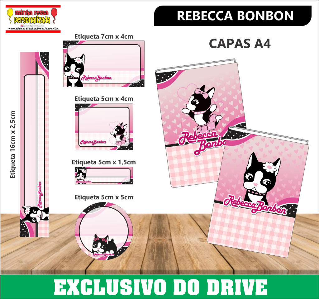 REBECCA BONBON 1024x960 - Etiquetas Escolares 01 &ndash; Dispon&iacute;vel Apenas no Nosso Drive!