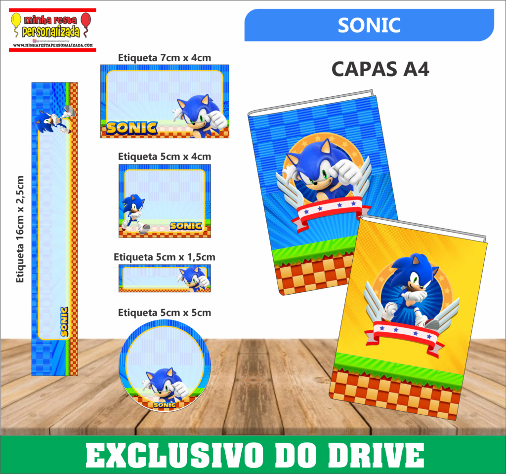 SONIC 1024x960 - Etiquetas Escolares 01 &ndash; Dispon&iacute;vel Apenas no Nosso Drive!