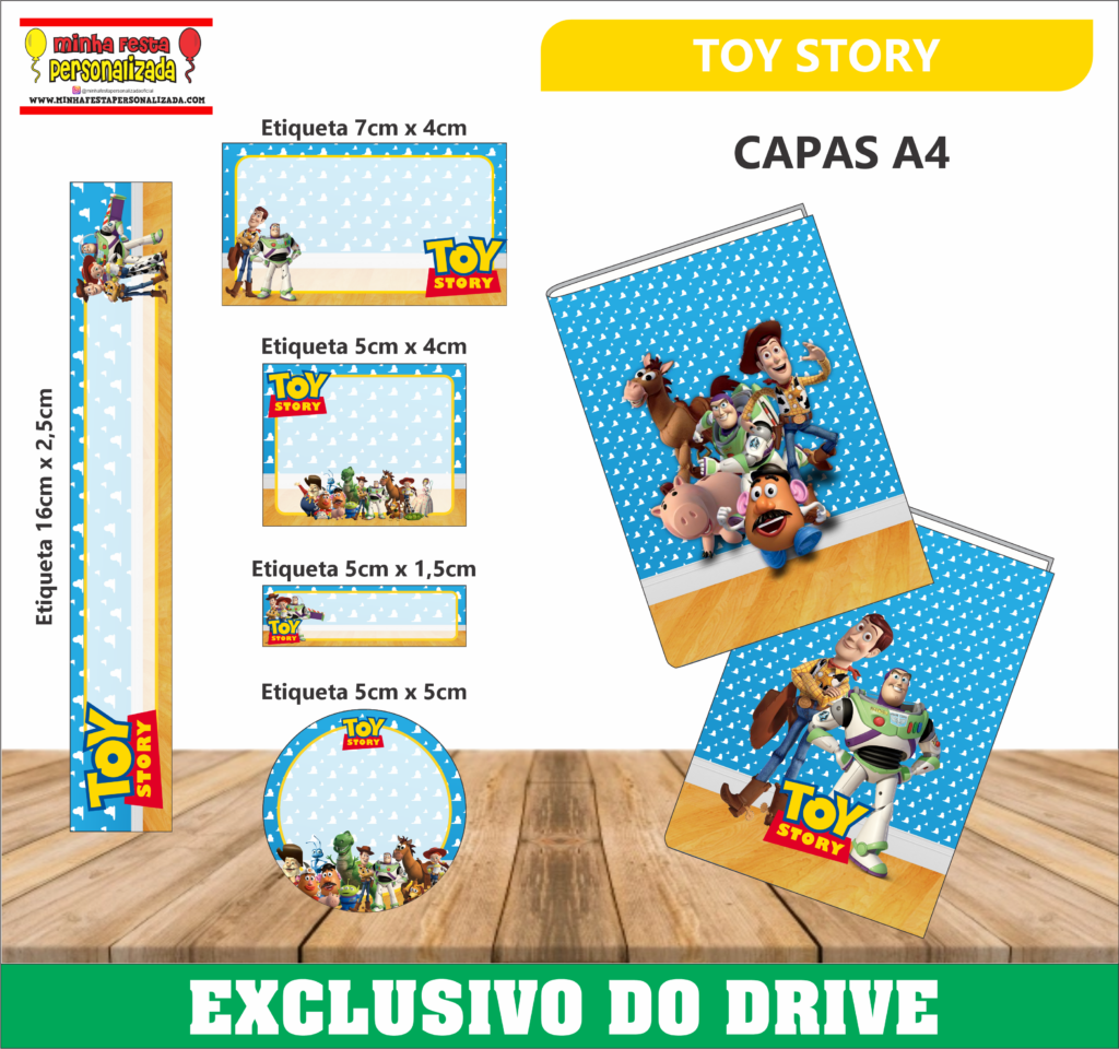 TOY STORY 1024x960 - Etiquetas Escolares 01 &ndash; Dispon&iacute;vel Apenas no Nosso Drive!
