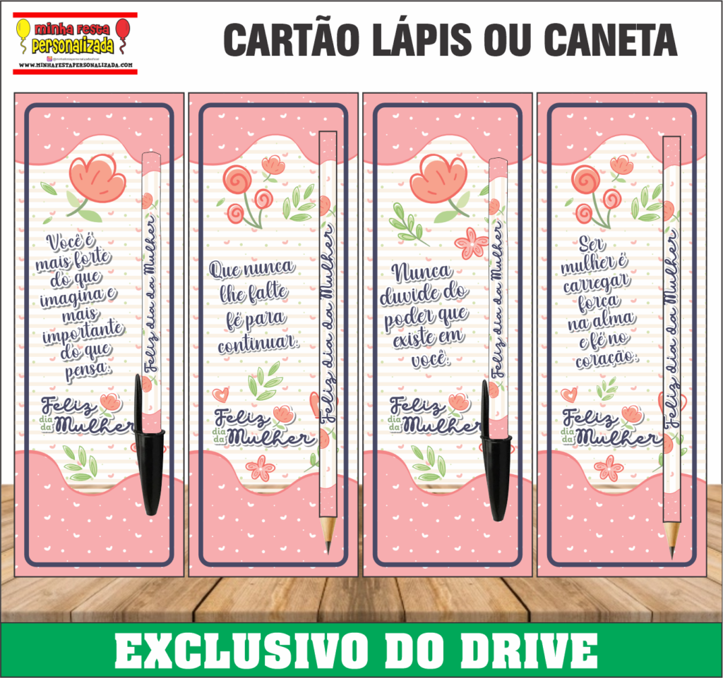 CARTA LAPIS E CANETA 1024x961 - Dia das Mulheres 02 &ndash; Dispon&iacute;vel Apenas no Nosso Drive!